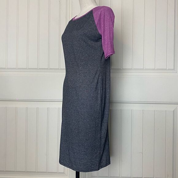 Lularoe - Julia - womens Bodycon dress - size small - purple and gray. - Picture 8 of 10